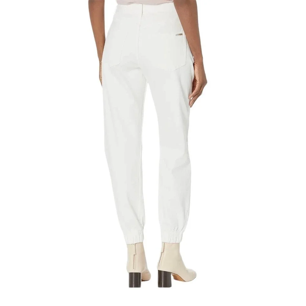 D4 Michael Kors White denim joggers NWT SZ 4